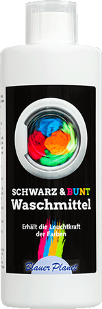 Blauer Planet Schwarz & Bunt Waschmittel