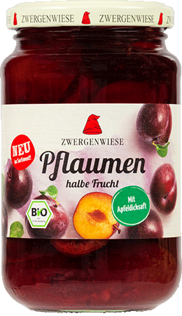 Pflaumen mit Apfeldicksaft