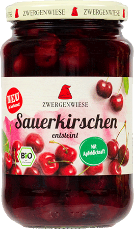 Sauerkirschen mit Apfeldicksaft