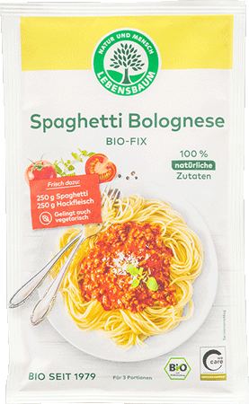 Bio-Fix für Spaghetti Bolognese