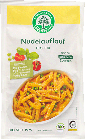 Bio-Fix für Nudelauflauf