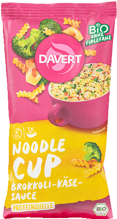 Noodle Cup Brokkoli-Käse-Sauce