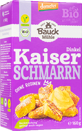 Dinkel Kaiserschmarrn ohne Rosinen